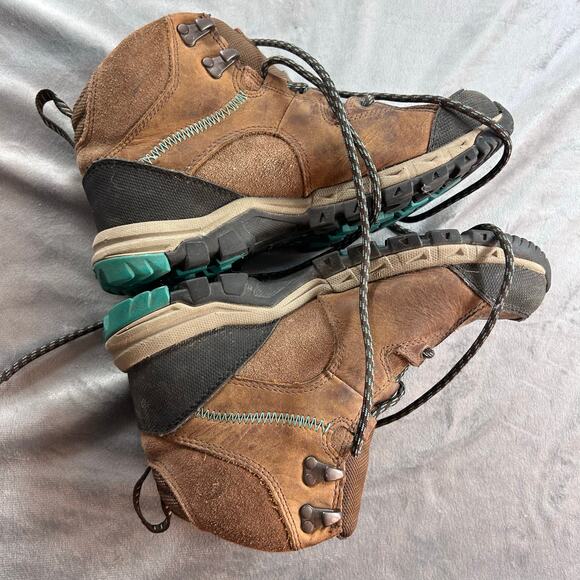 Ariat Leather Waterproof Lace up Chore boots women's size 7.5 - Picture 8 of 10